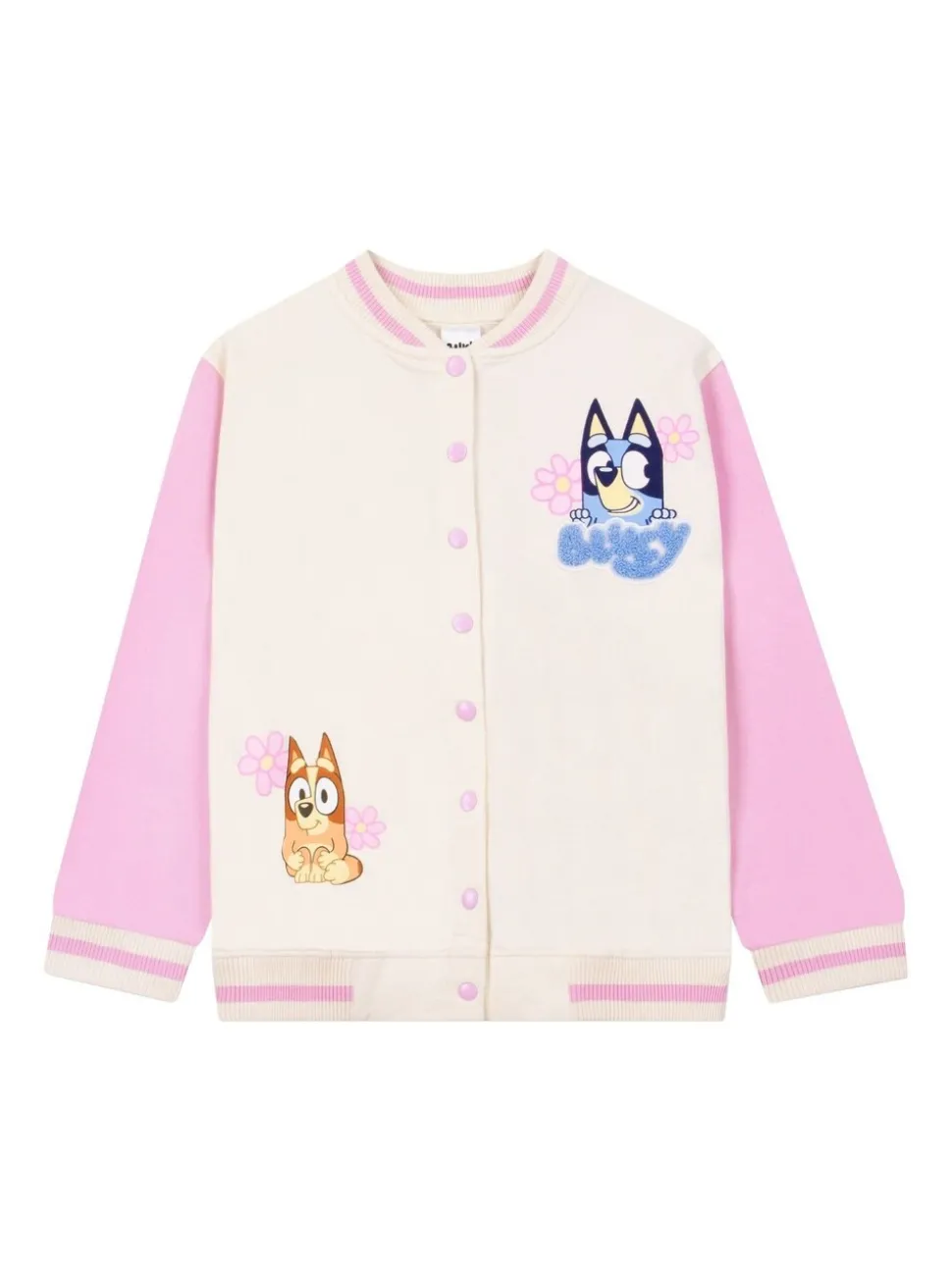 Character Pink Bluey And Bingo Girls Bomber Jacket