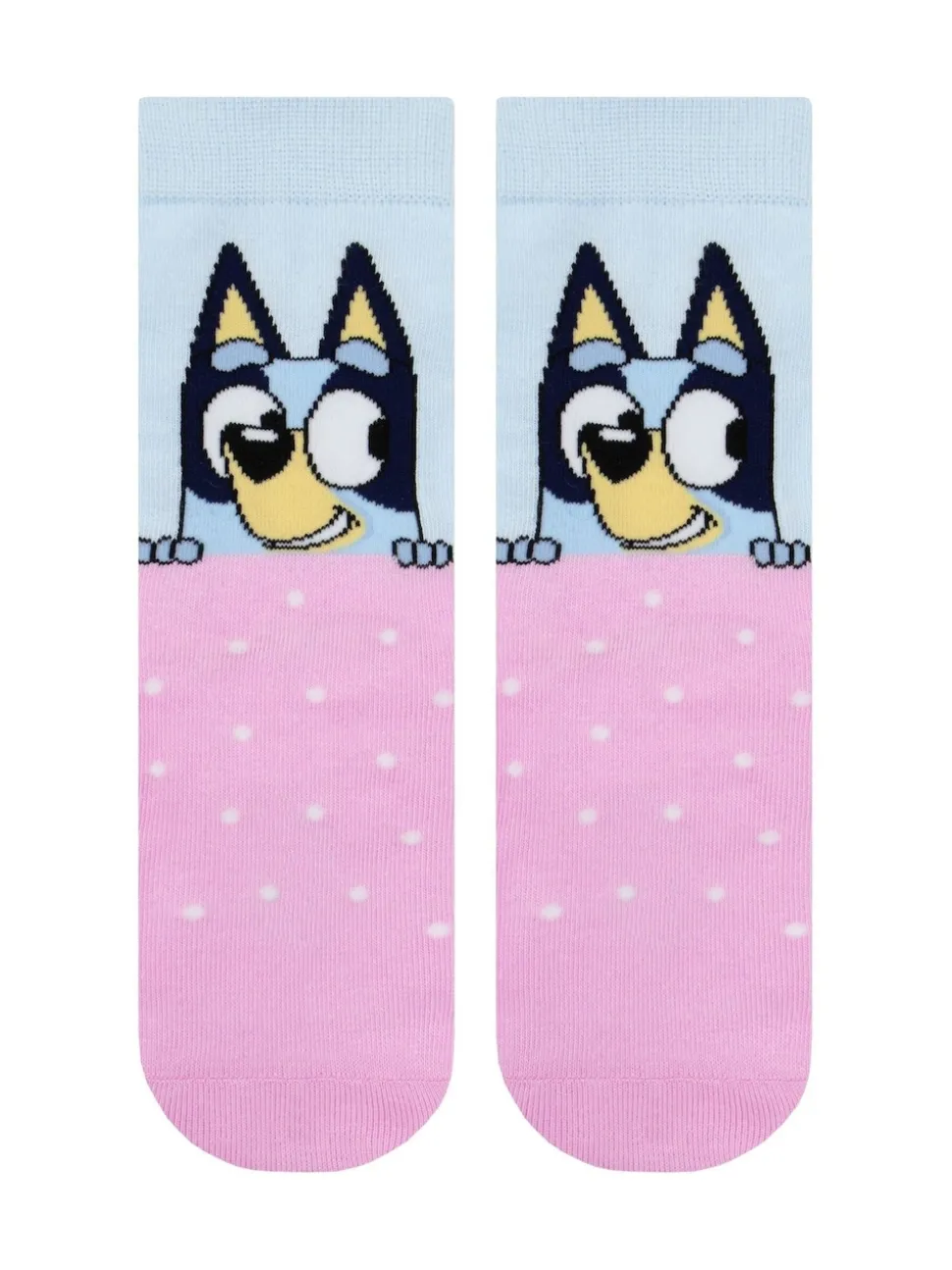 Character Pink Bluey And Bingo 3 Pack Ankle Socks