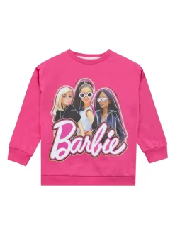 Character Pink 100% Cotton Barbie Sweatshirt and Leggings Set
