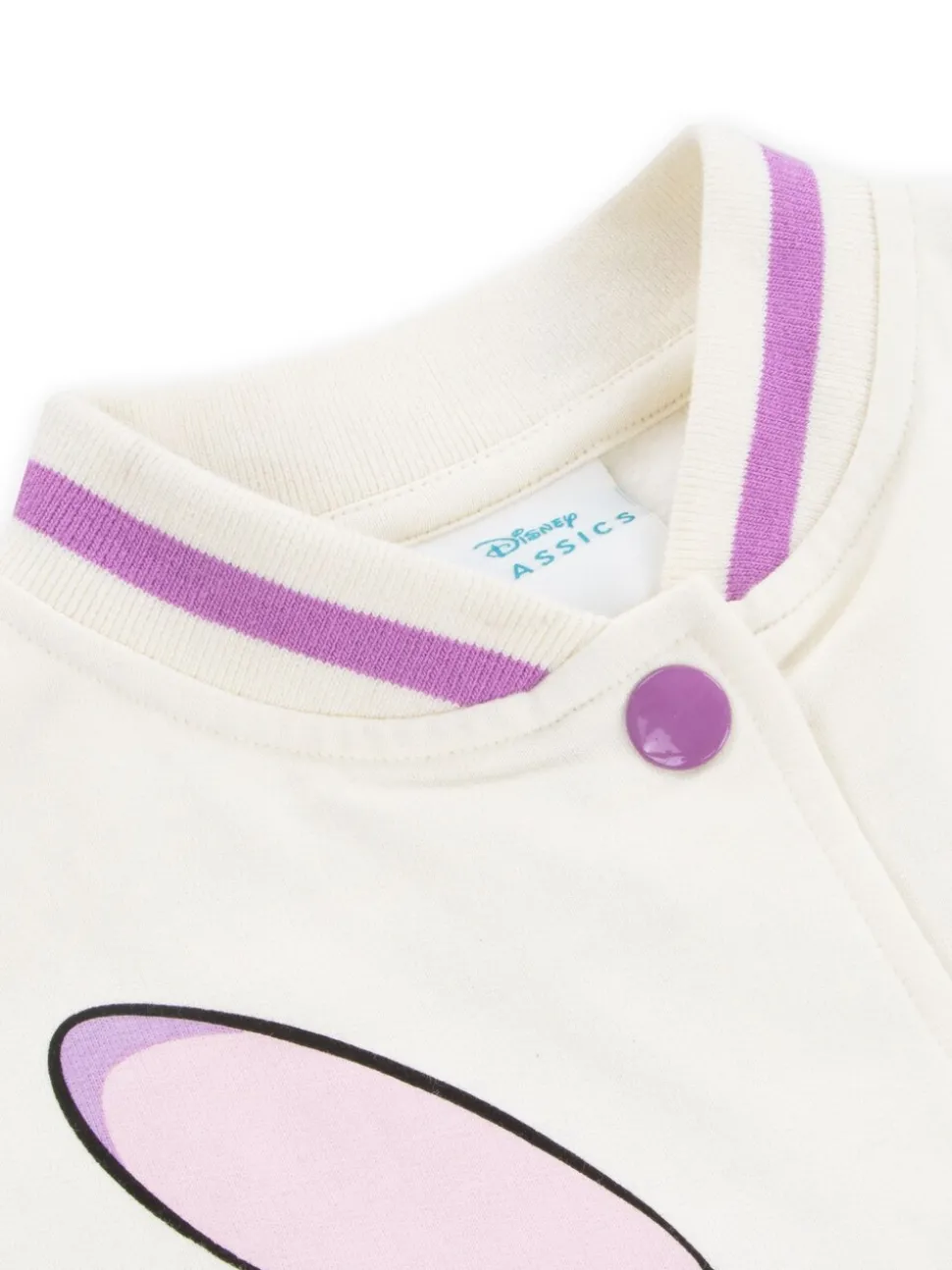 Character Pink 100% Cotton Disney Lilo And Stitch Varsity Jacket