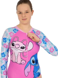 Character Pink Disney Lilo And Stitch & Angel Swimsuit