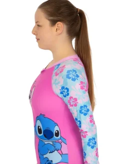 Character Pink Disney Lilo And Stitch & Angel Swimsuit