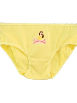 Character Pink Disney Princess 100% Cotton Briefs 5 Pack