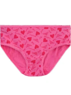 Character Pink Disney Princess 100% Cotton Briefs 5 Pack