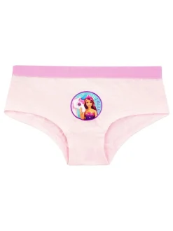 Character Pink Kids Barbie Multipack 100% Cotton Briefs 5 Packs