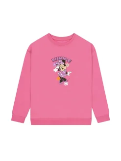 Character Pink Minnie Mouse Girls Sweatshirt