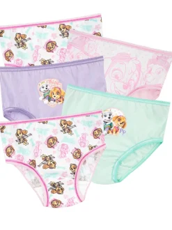 Character Pink Paw Patrol 100% Cotton Briefs 5 Pack