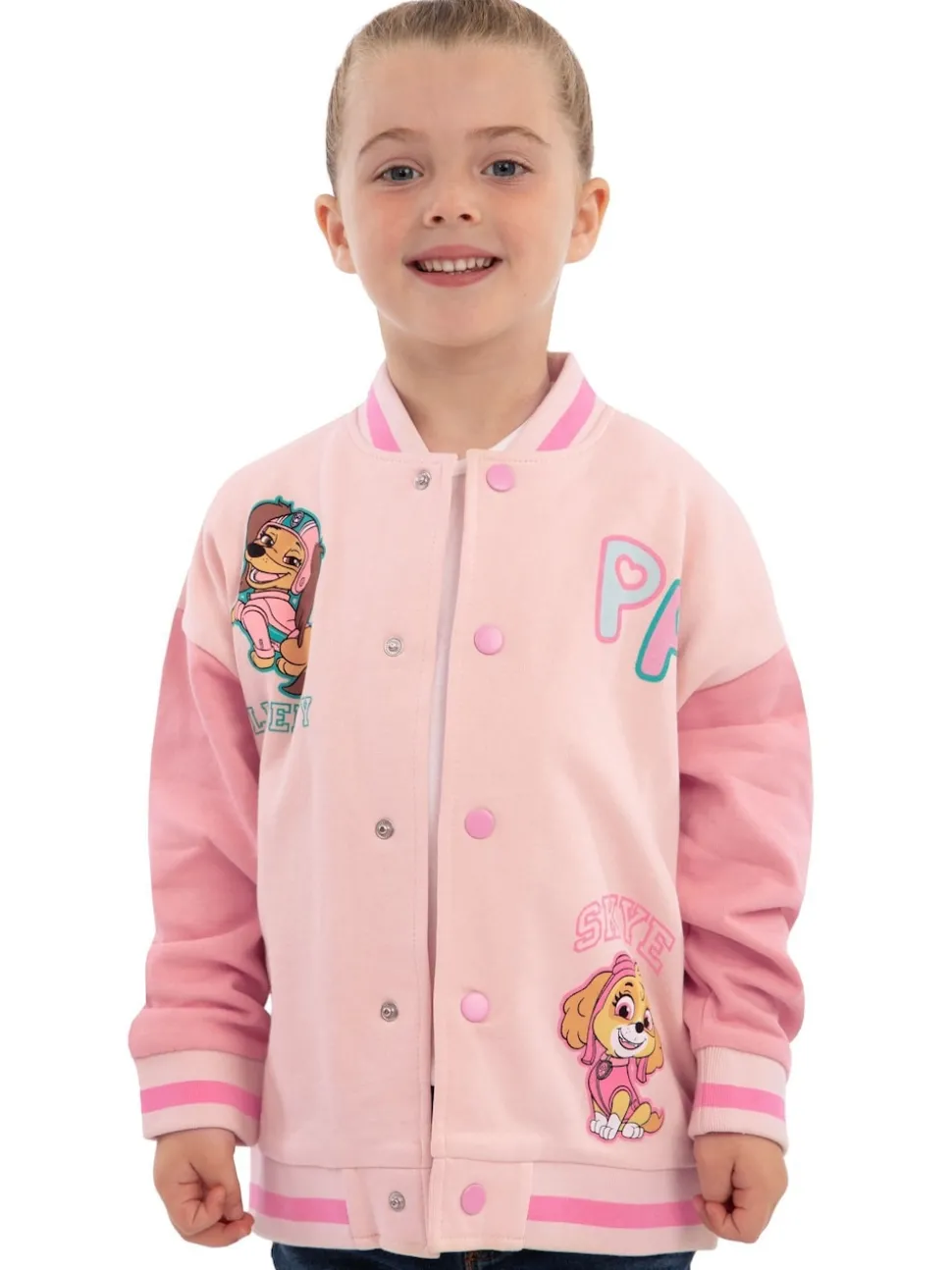 Character Pink PAW Patrol Liberty And Skye Varsity Jacket