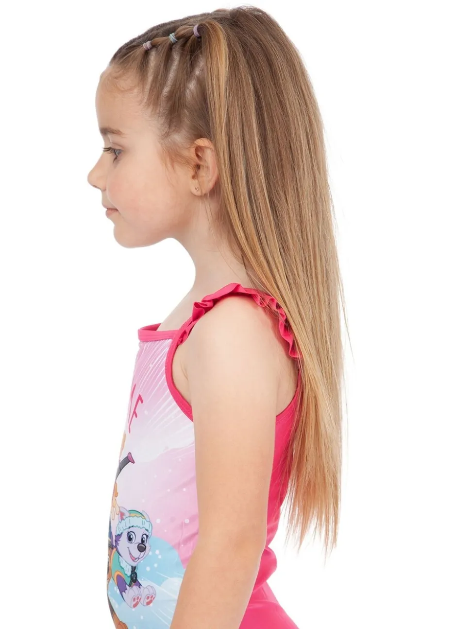 Character Pink Paw Patrol Ruffle Pink Swimsuit