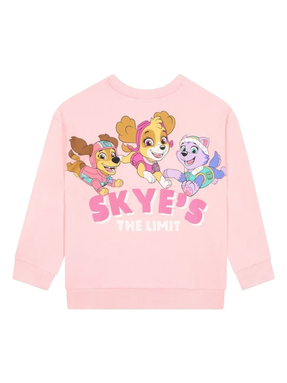 Character Pink PAW Patrol Skye Glitter 100% Cotton Sweatshirt