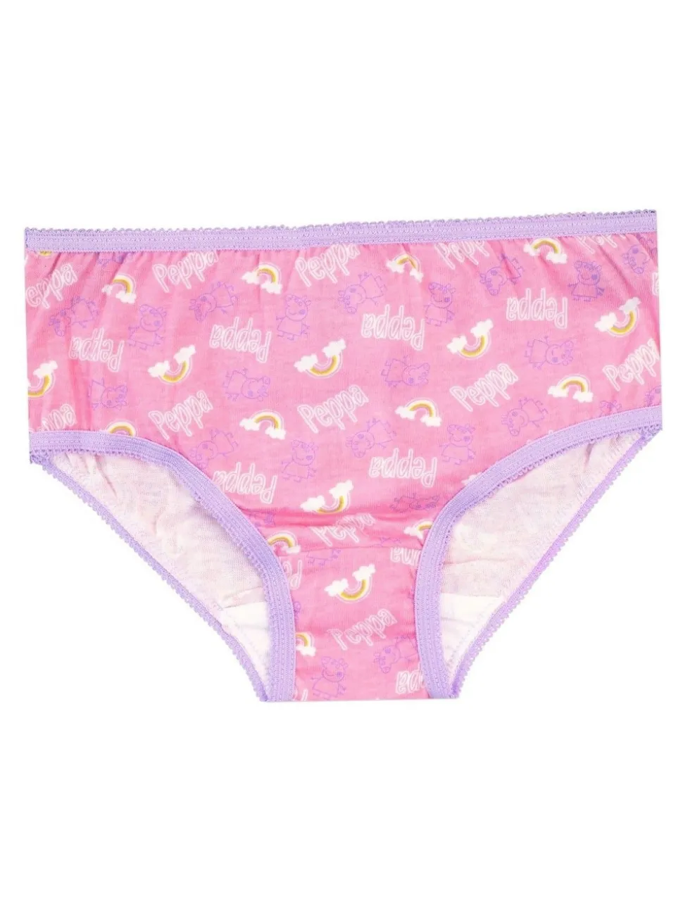 Character Pink Peppa Pig Rainbow Underwears 5 Pack