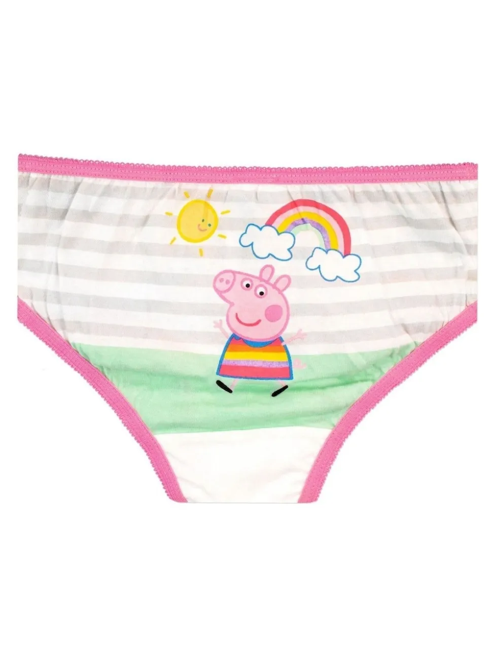 Character Pink Peppa Pig Rainbow Underwears 5 Pack