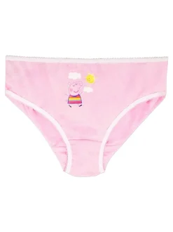 Character Pink Peppa Pig Rainbow Underwears 5 Pack