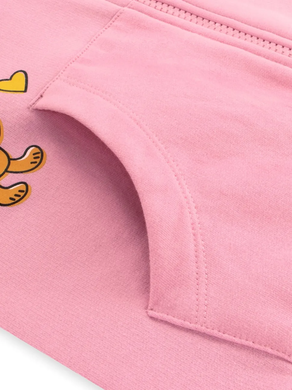 Character Pink Peppa Pig Zip Hoodie With 3D Ears