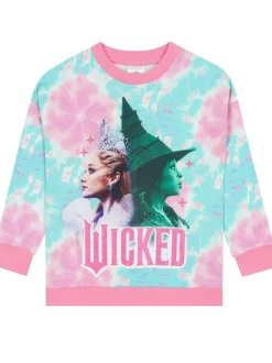 Character Pink Wicked Tie Dye Sweatshirt For Girls