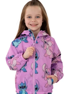 Character Purple Disney Lilo & Stitch Girls Raincoat