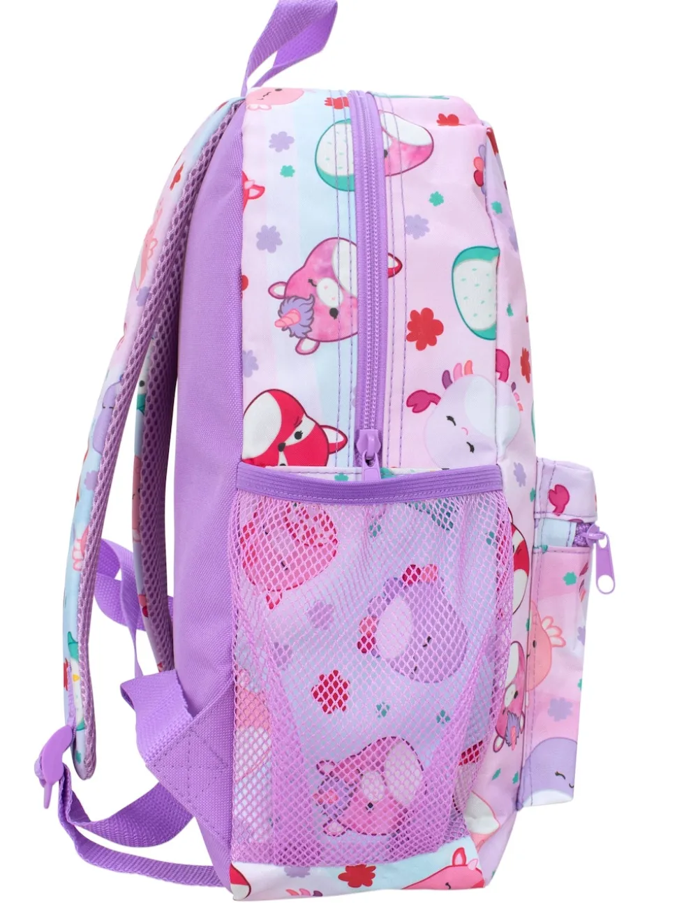 Character Purple Squishmallows 4 Pc Backpack Set