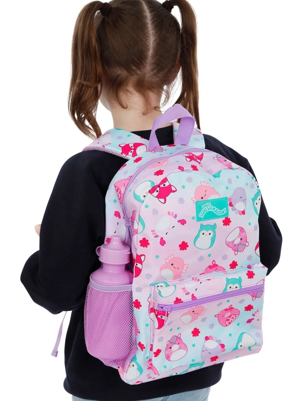 Character Purple Squishmallows 4 Pc Backpack Set