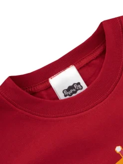 Character Red Peppa Pig Christmas Sweatshirt
