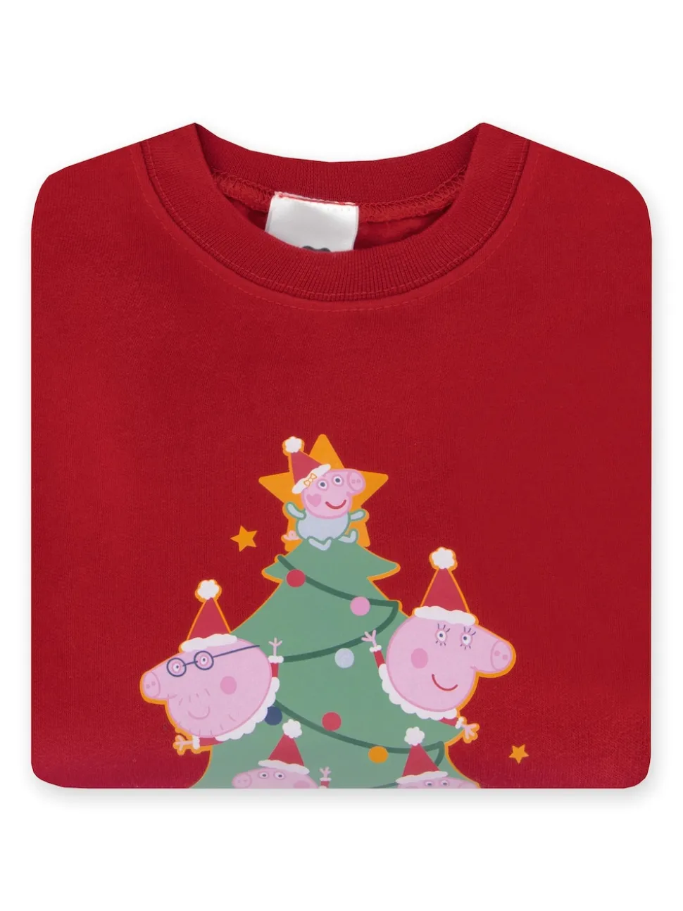 Character Red Peppa Pig Christmas Sweatshirt
