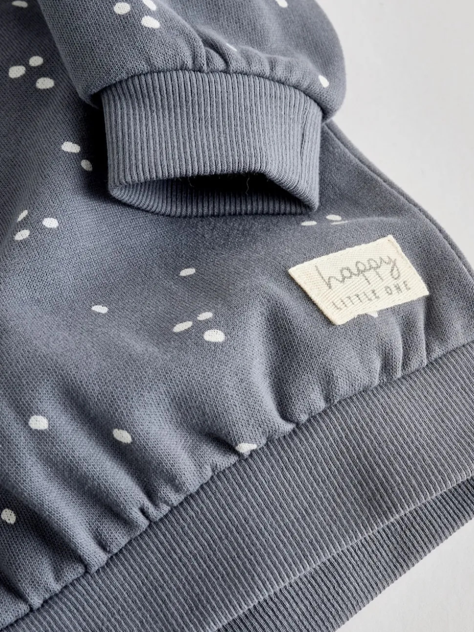 Charcoal Grey & Cream Baby Sweatshirt & Joggers 6 Piece Set (0mths-2yrs)