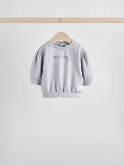 Charcoal Grey & Cream Baby Sweatshirt & Joggers 6 Piece Set (0mths-2yrs)