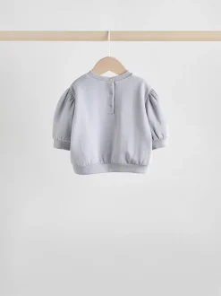 Charcoal Grey & Cream Baby Sweatshirt & Joggers 6 Piece Set (0mths-2yrs)