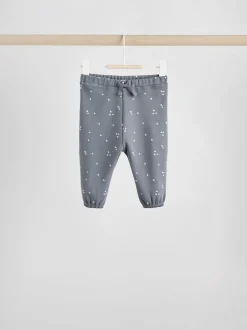 Charcoal Grey & Cream Baby Sweatshirt & Joggers 6 Piece Set (0mths-2yrs)