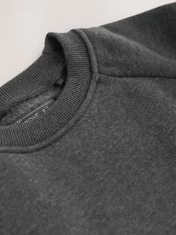 Charcoal Crew Neck School Sweater (3-17yrs)