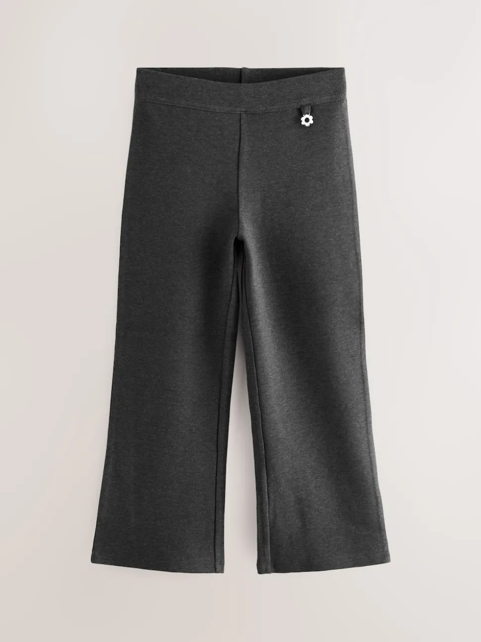 Charcoal Grey 2 Pack Pull-On Cotton Rich Stretch Boot Cut School Trousers (3-17yrs)