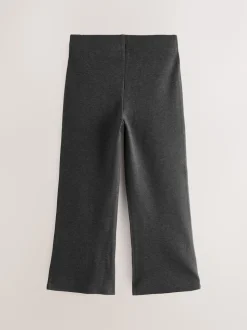 Charcoal Grey 2 Pack Pull-On Cotton Rich Stretch Boot Cut School Trousers (3-17yrs)