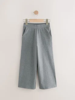 Charcoal Grey 1 Pack Wide Leg Jersey Trousers (3-16yrs)
