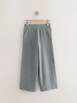 Charcoal Grey 1 Pack Wide Leg Jersey Trousers (3-16yrs)