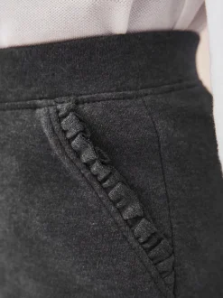 Charcoal Grey Pull-On Cotton Rich Stretch School Trousers (3-16yrs)