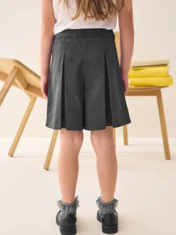 Charcoal Grey School Skort (3-16yrs)