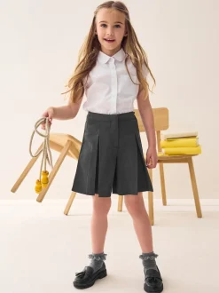Charcoal Grey School Skort (3-16yrs)
