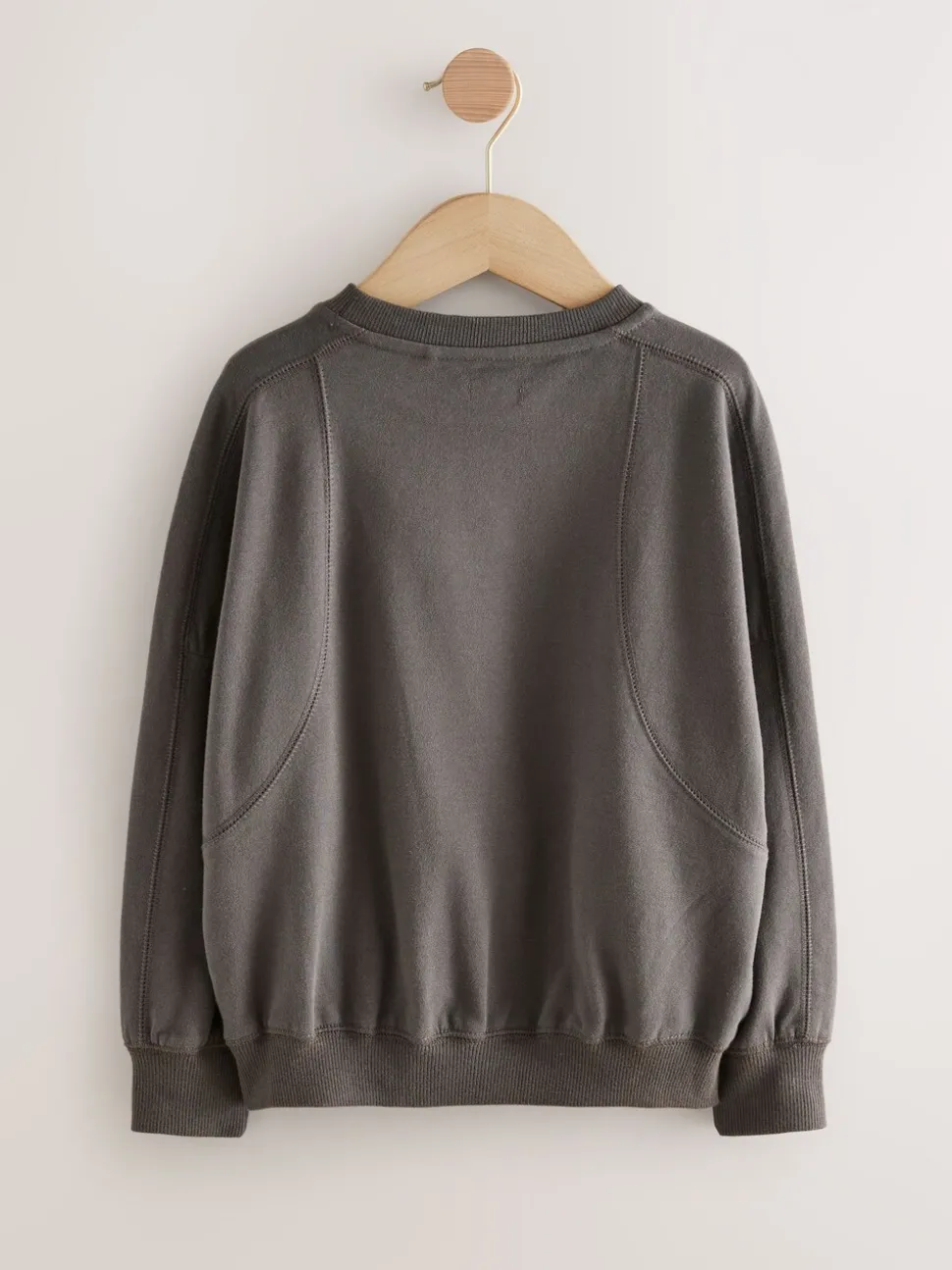 Charcoal Grey Sports Club Sweat Top (3-16yrs)