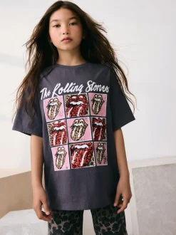 Charcoal Grey The Rolling Stones Band T-Shirt (3-16yrs)