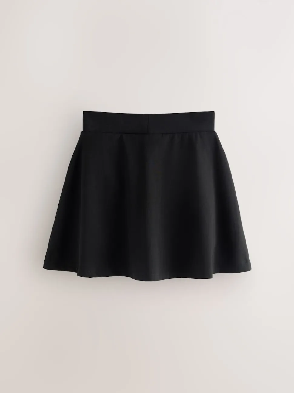 Clarks Black Jersey School Skort