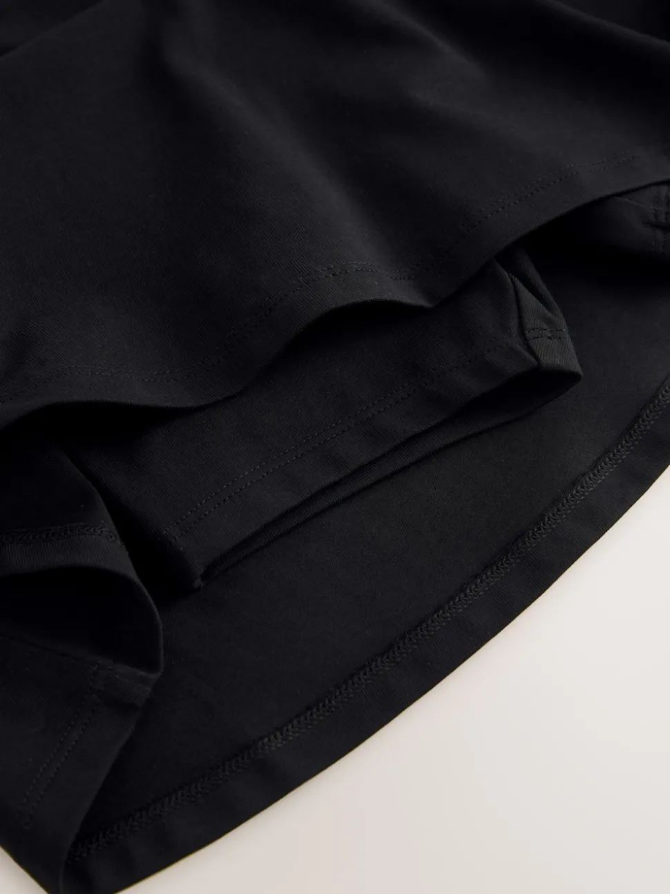 Clarks Black Jersey School Skort