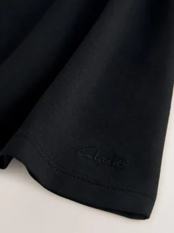 Clarks Black Jersey School Skort