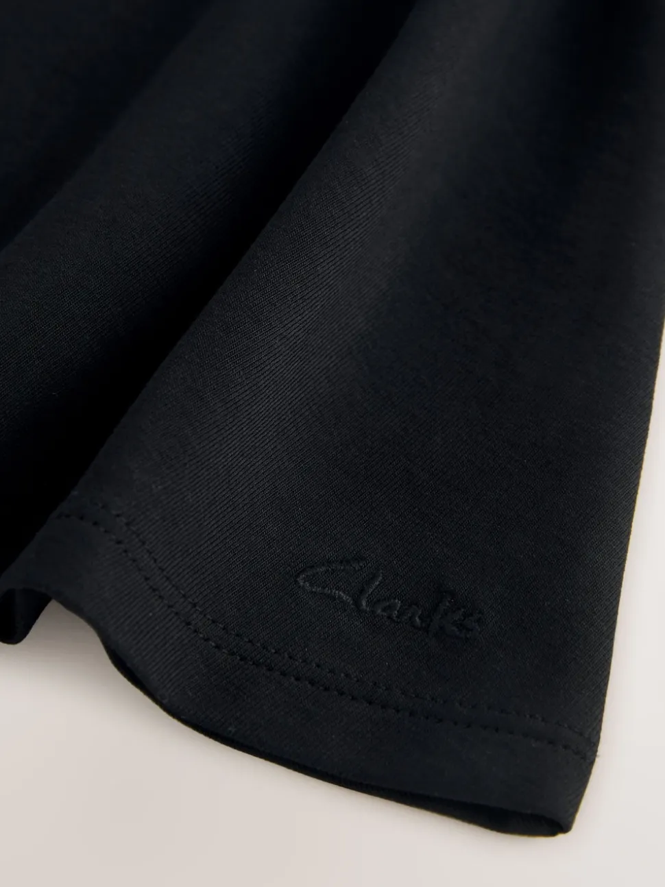 Clarks Black Jersey School Skort