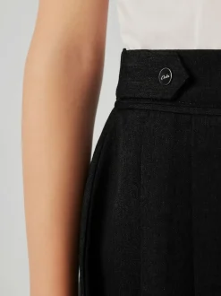 Clarks Black Pleated School Skirt