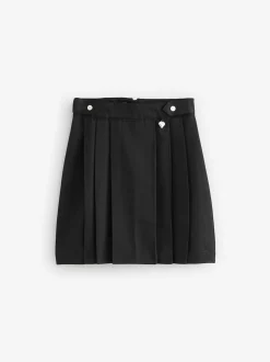 Clarks Black Pleated School Skirt