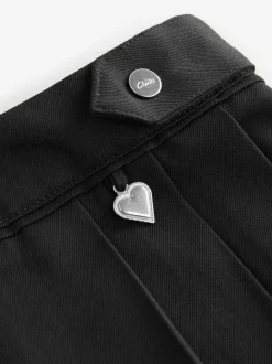 Clarks Black Pleated School Skirt