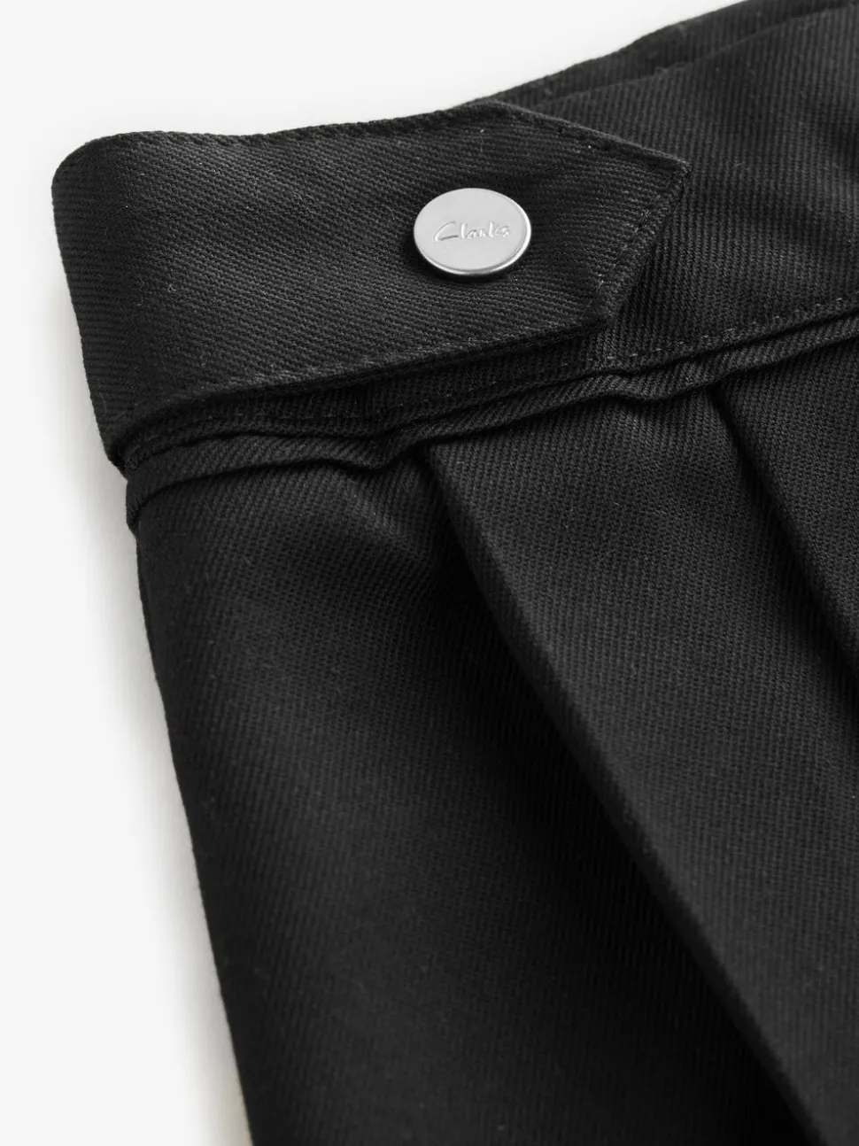 Clarks Black Pleated School Skirt