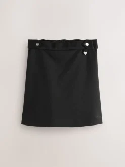 Clarks Black Pull-On Ponte Pencil School Skirts 2 Pack