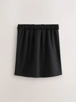 Clarks Black Pull-On Ponte Pencil School Skirts 2 Pack