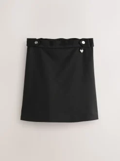 Clarks Black Pull-On Ponte Pencil School Skirts 2 Pack