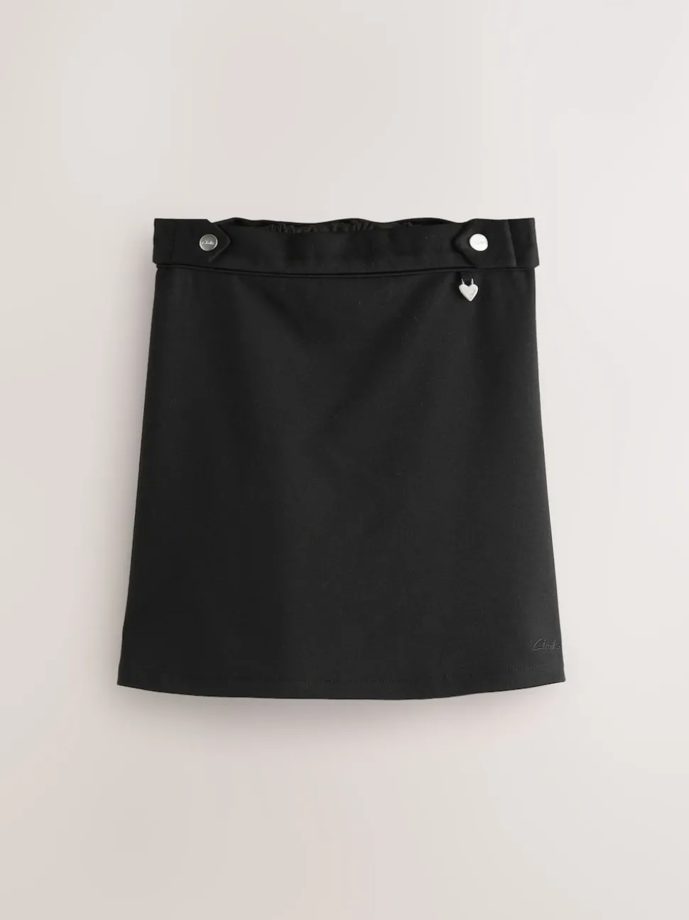 Clarks Black Pull-On Ponte Pencil School Skirts 2 Pack